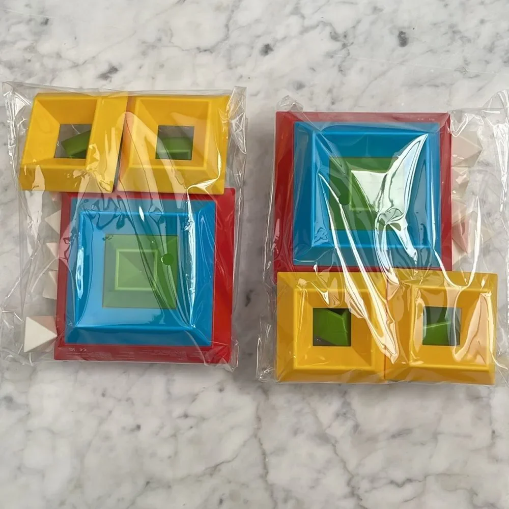 30pcs bellochilddo stacking building blocks education toys for toddler ages 3+